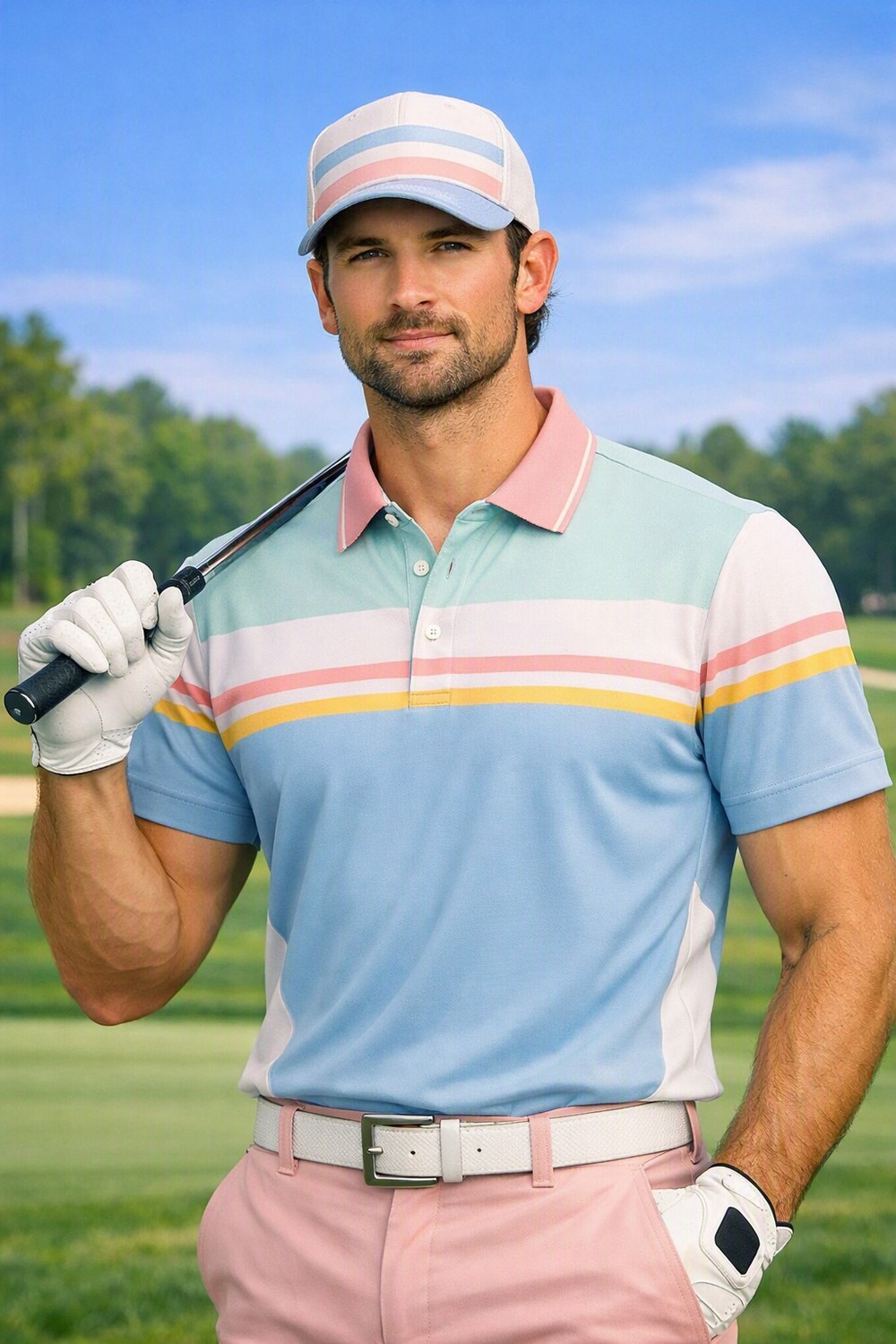 Pastel Stripe Polo